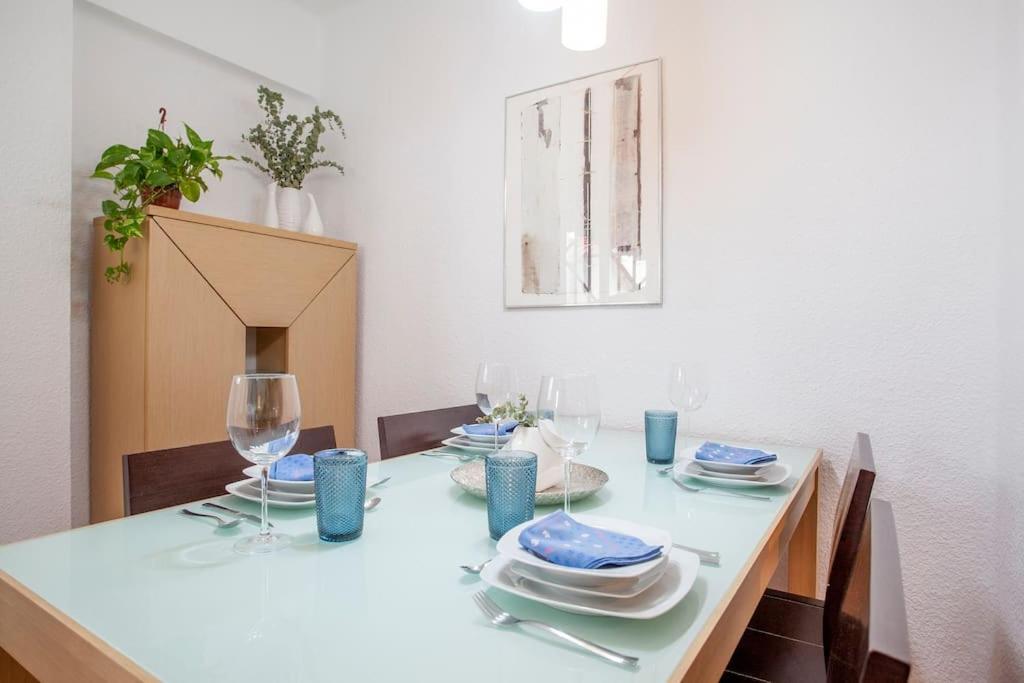 발렌시아 Precioso Piso Moderno: Terraza, A/C, Netflix, Wifi 아파트 외부 사진