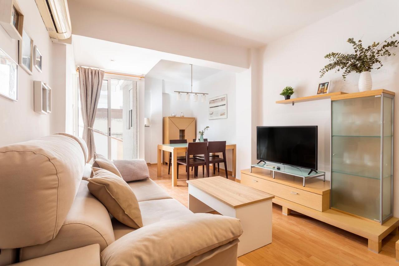 발렌시아 Precioso Piso Moderno: Terraza, A/C, Netflix, Wifi 아파트 외부 사진